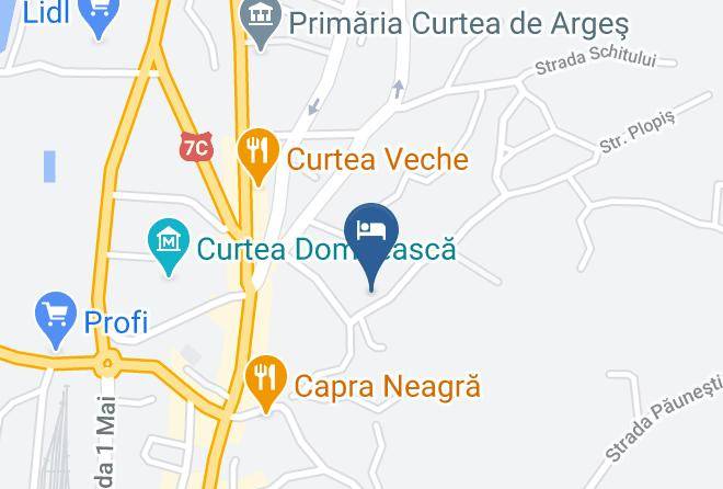 Curtea De Arges - Restaurant Casa Domneasca Maps