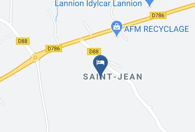 Cotes D Armor - Restaurant Chambres D'hotes Auberge De Saint Jean Maps