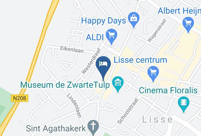 Lisse - Restaurant De Vier Seizoenen Maps