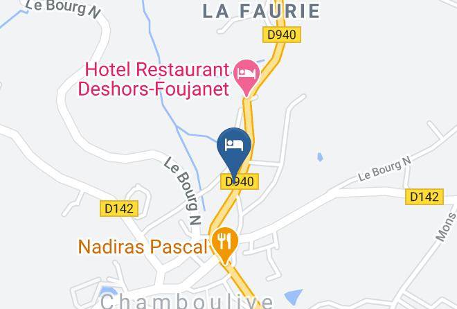 Restaurant Deshors Foujanet Map