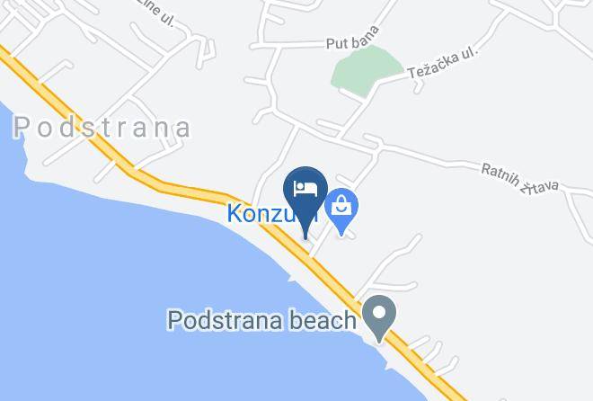 Podstrana - Restaurant Dioklecijan Maps