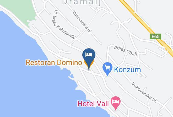 Crikvenica - Restoran Domino Maps