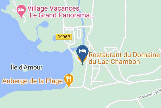 Puy De Dome - Restaurant Du Domaine Du Lac Chambon Maps