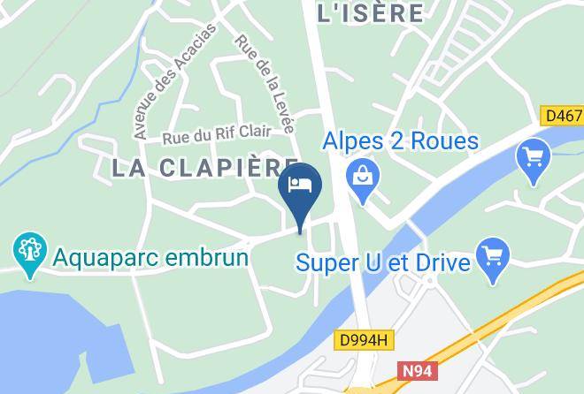 Hautes Alpes - Restaurant Du Lac Maps
