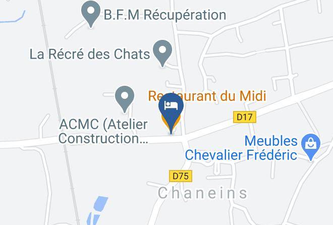 Ain - Restaurant Du Midi Maps