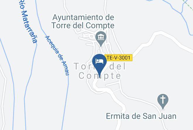 Teruel - Restaurant El Raco Dels Torrats Maps