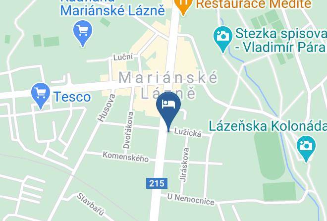 Cheb - Restaurant Elektra Maps