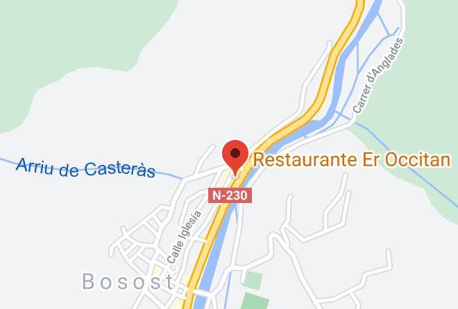 Lleida - Restaurant Er Occitan Maps