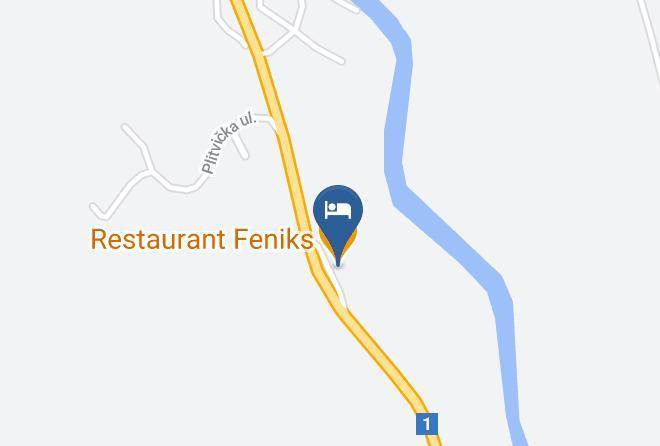 Slunj - Restaurant Feniks Maps