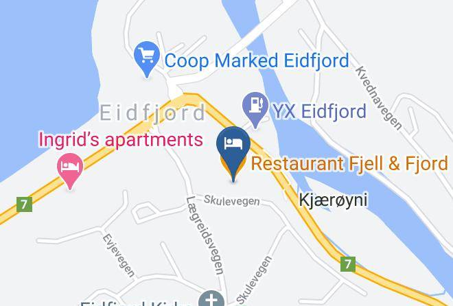 Eidfjord - Restaurant Fjell & Fjord Maps