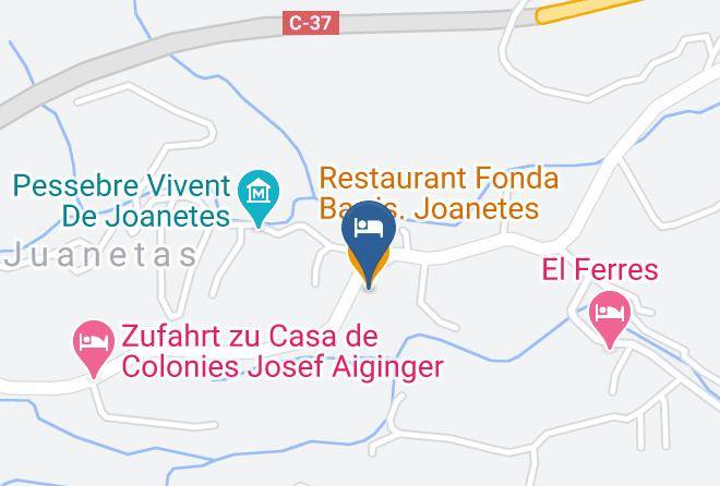 Girona - Restaurant Fonda Barris Joanetes Maps