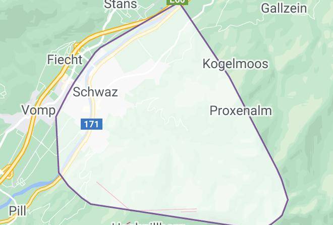 Schwaz - Restaurant Gasthof Einhorn Schaller Maps