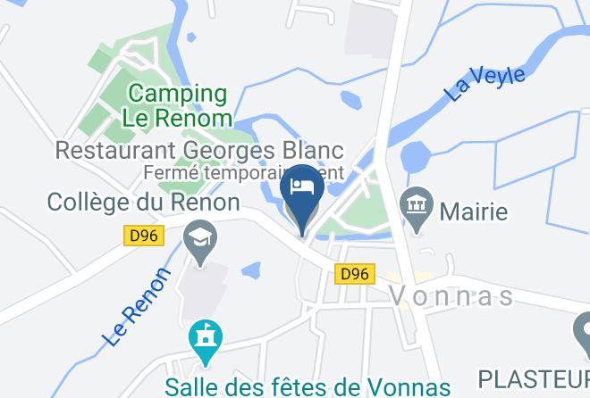 Ain - Restaurant Georges Blanc Maps