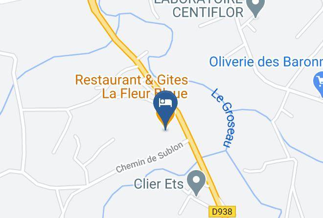 Vaucluse - Restaurant & Gites La Fleur Bleue Maps