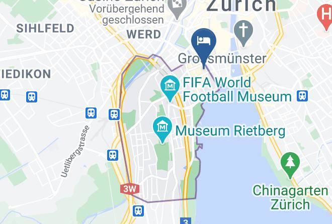 Zurich - Restaurant Glarnischhof Maps