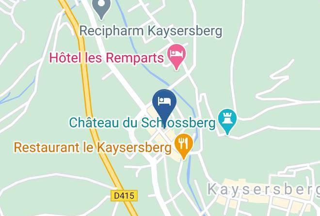 Haut Rhin - Restaurant Hassenforder Maps