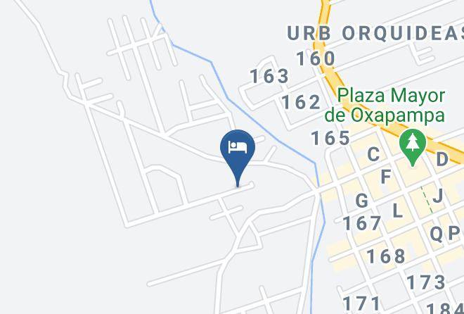 Oxapampa - Restaurant Hospedaje El Bosque Escondido Maps