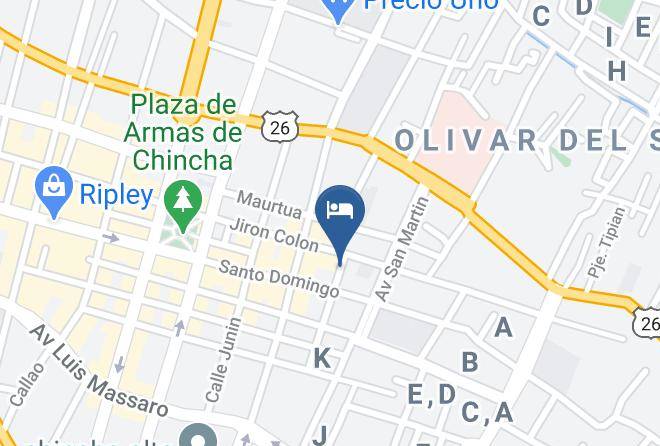 Chincha - Restaurant Hospedaje Jesusa Maps