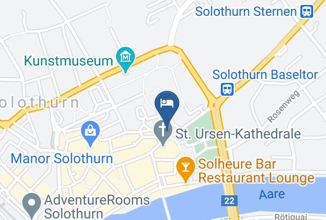 Solothurn - Restaurant Hotel Baseltor Maps