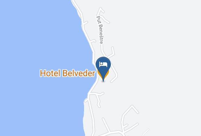 Pag - Restaurant Hotel Belveder Maps
