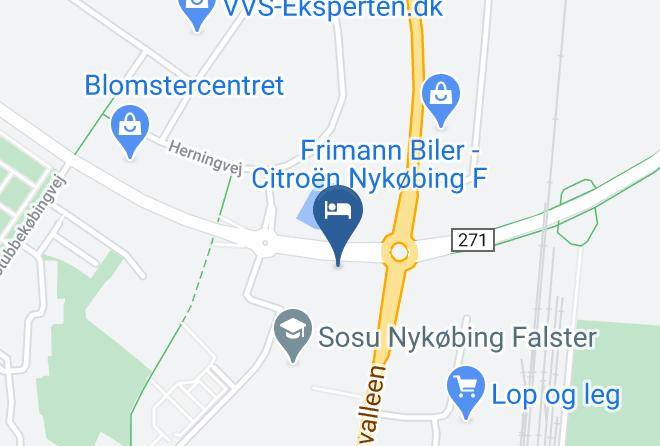 Nykobing - Restaurant Hotel Falster Maps
