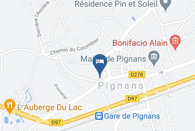 Var - Restaurant Hotel La Petite Auberge Maps
