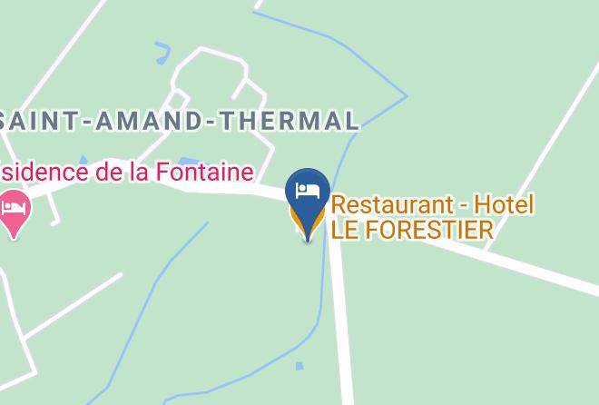Nord - Restaurant Hotel Le Forestier Maps