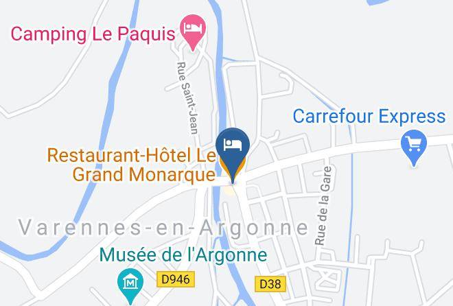 Meuse - Restaurant Hotel Le Grand Monarque Maps