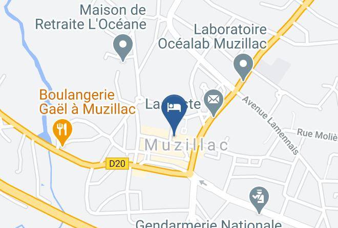 Morbihan - Restaurant Hotel Les Genets D'or Maps