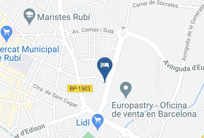Barcelona - Restaurant Hotel Sant Pere Ii Maps