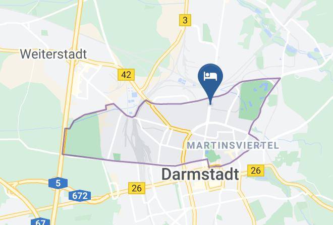 Darmstadt - Hotel & Restaurant Zum Rosengarten Maps