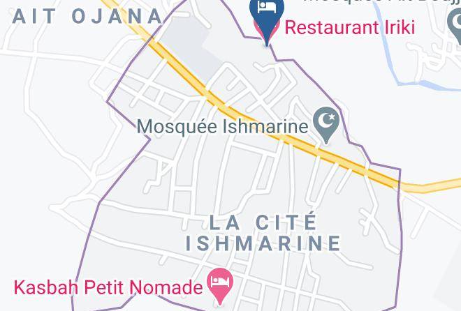 Tinghir - Restaurant Iriki Maps