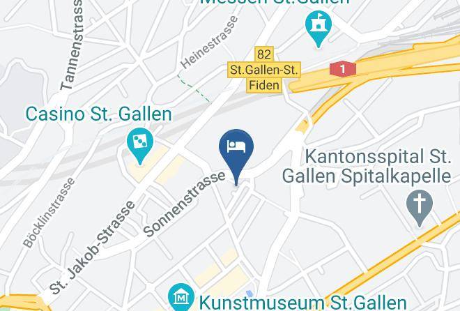 Sankt Gallen - Restaurant Jagerhof Maps