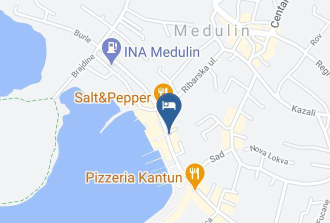 Medulin - Restaurant Konoba Fontana Medulin Maps