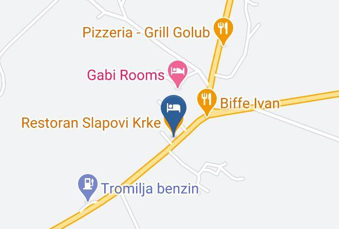 Sibenik - Restaurant Krka Maps