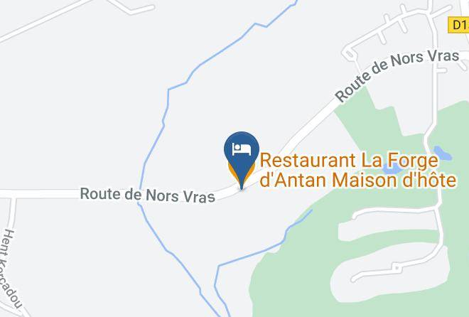 Finistere - Restaurant La Forge Dantan Maison D'hote Maps