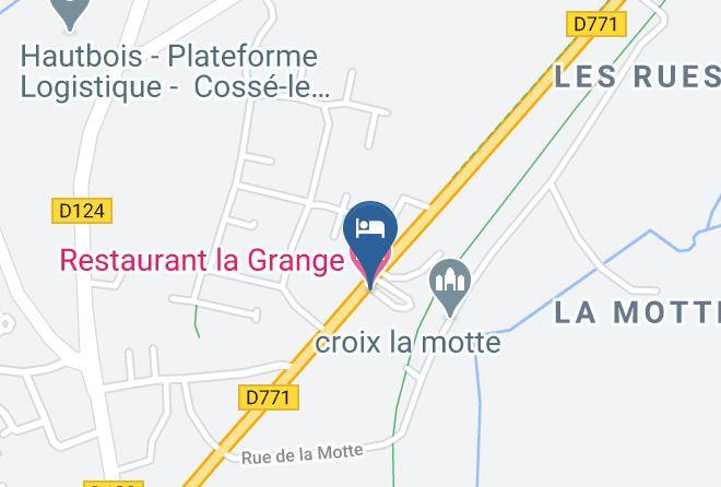 Mayenne - Restaurant La Grange Maps