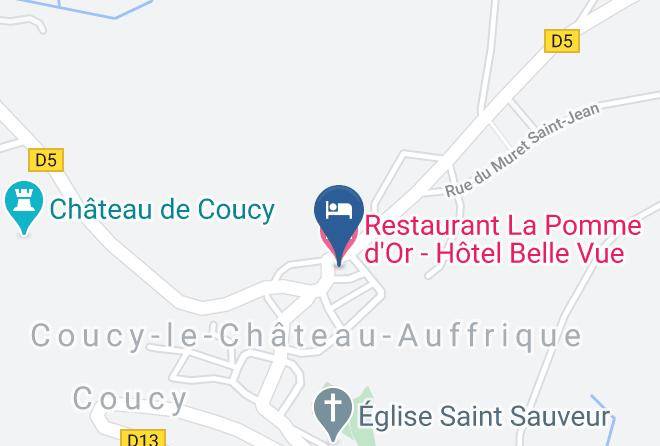 Aisne - Restaurant La Pomme D'or Hotel Belle Vue Maps