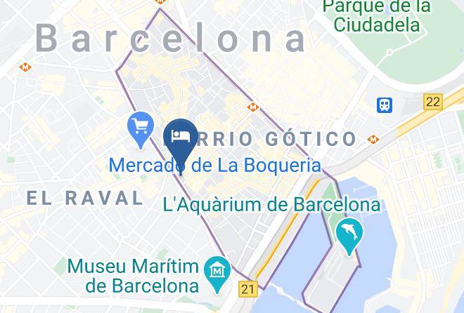 Barcelona - Restaurant La Rambla Maps