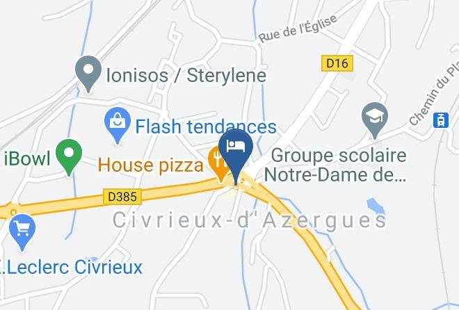 Rhone - Logis Hotel La Tablee Medievale Maps