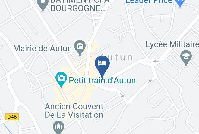 Saone Et Loire - Restaurant La Tete Noire Maps
