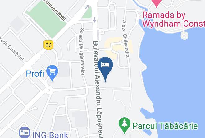 Constanta - Restaurant Laguna Maps