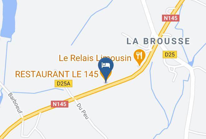 Haute Vienne - Restaurant Le 145 Maps