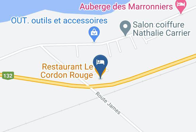 La Matanie Regional County Municipality - Restaurant Le Cordon Rouge Maps
