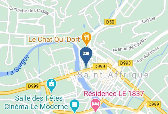 Aveyron - Hotel Restaurant Le Pont Neuf Maps