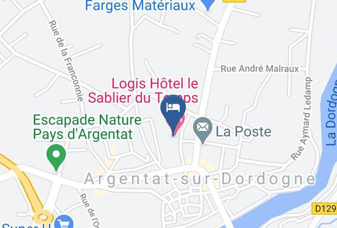Restaurant Le Sablier Du Temps Argentat Sur Map
