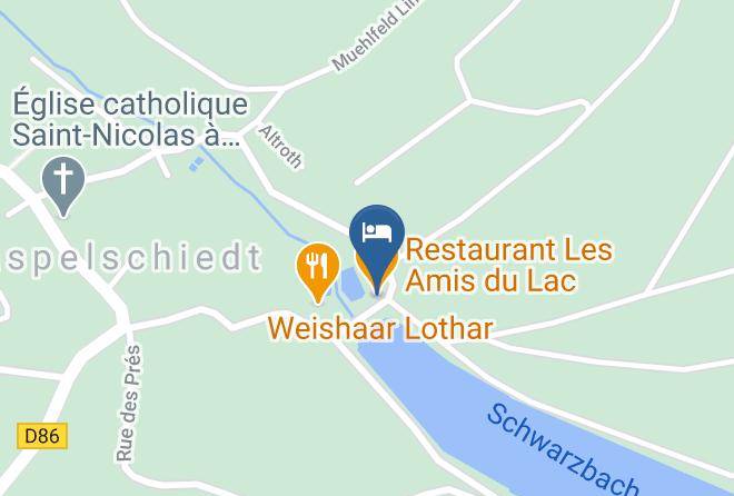 Moselle - Restaurant Les Amis Du Lac Maps
