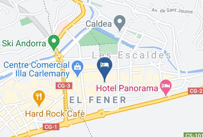 Escaldes Engordany - Hotel Les Closes Maps