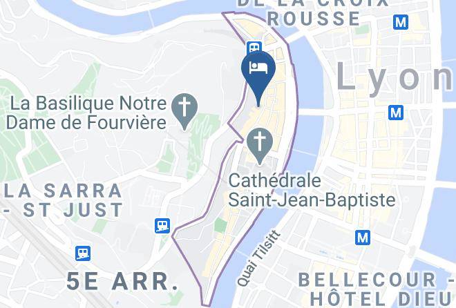 Rhone - Restaurant Les Loges Chef Anthony Bonnet Maps