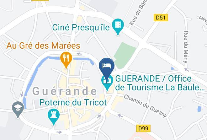 Loire Atlantique - Restaurant Les Remparts Maps